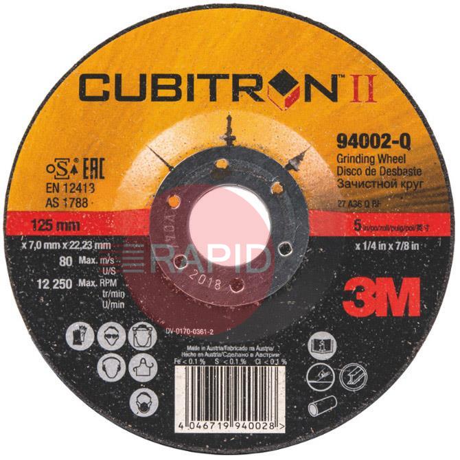 Buy 3M Cubitron II 125mm (5 Inch) Grinding Disc DPC (3M65509