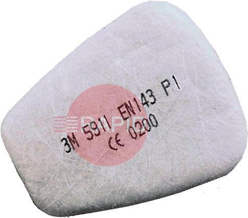 3M5911  3M P1 R Particulate Filters - 5000 Series (Box of 30)