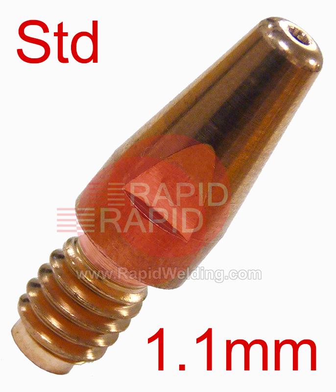 42,0001,6527,10  Fronius - Contact tip 1.1mm / M6 / 8mm x 24mm (Pack Of 10)