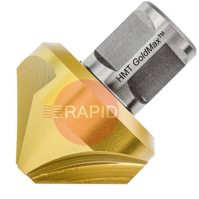 601025-0550  HMT GoldMax 90 deg Magnet Drill Countersink 55mm- Weldon Shank