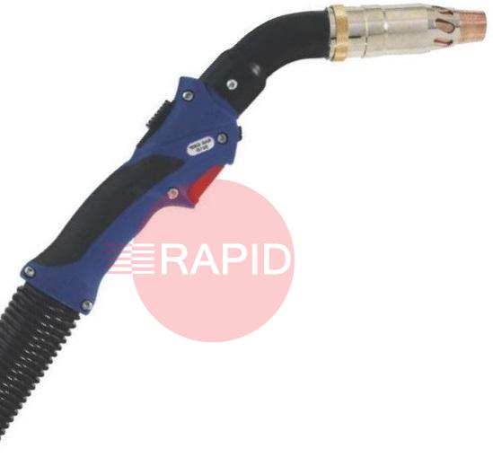604.0115.1  Binzel RAB Grip 255 Mig Fume Extraction Torch CO2, Mixed Gases - 4m