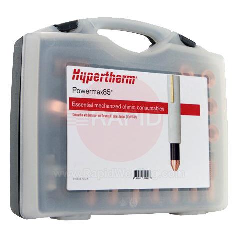 851470  Hypertherm Essential Mechanised Ohmic-Sensed Cutting Consumable Kit, for Powermax 85