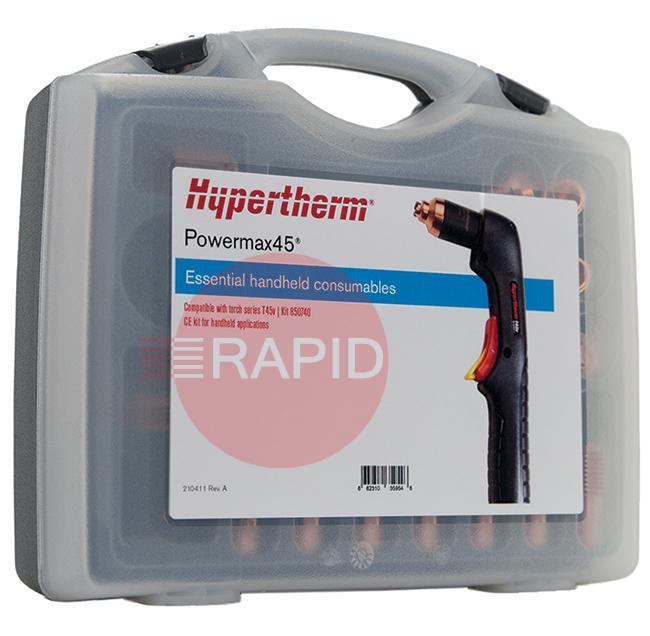 851477  Hypertherm Essential Handheld Cutting Consumable Kit, for Powermax 45