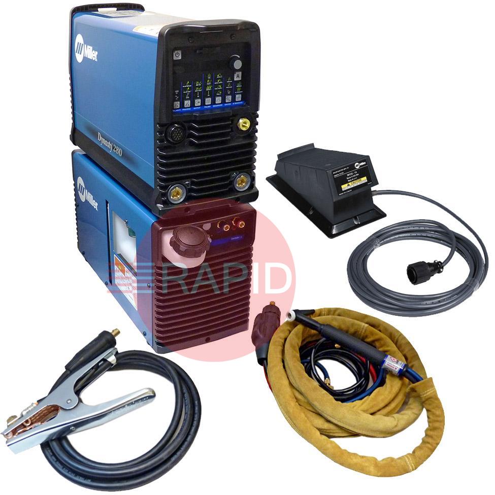 Buy Miller Dynasty 280 DX AC/DC Water Cooled Tig Welder Package with CK