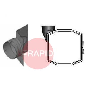9850032010  Air Inlet - 90° for Plymovent SCS Filter