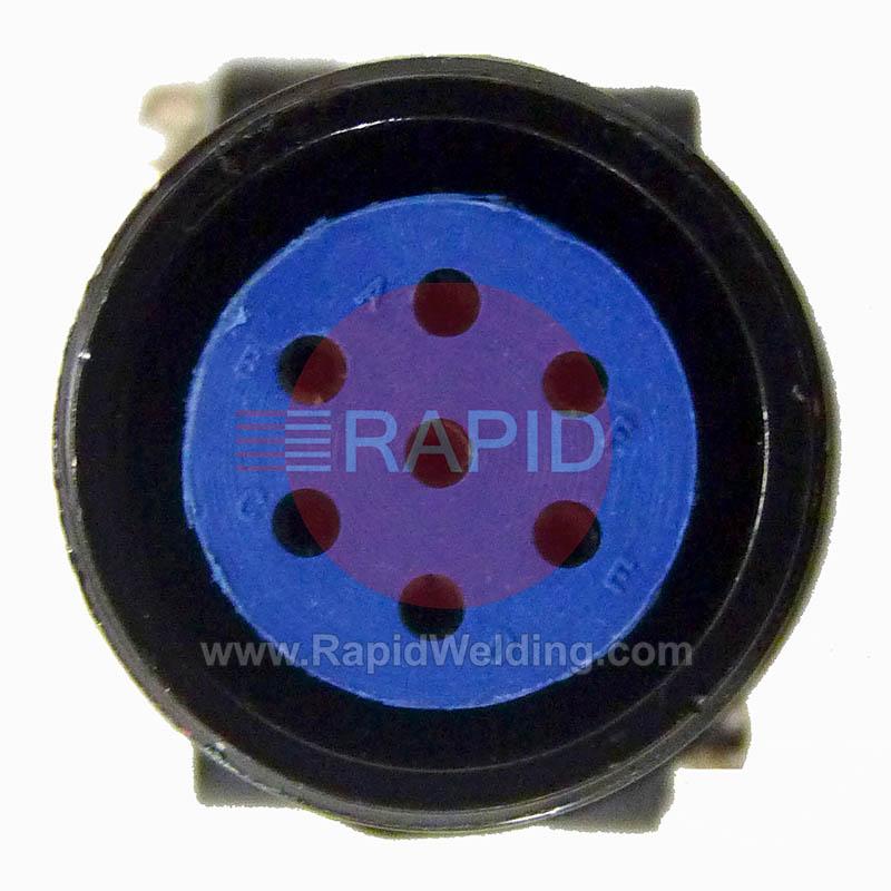 A-K07PCP  7 Pin Amphenol Cable Plug