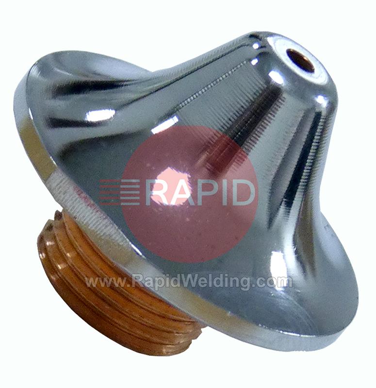 AM367-2038  Centricut Laser Nozzle - 1.4mm Double Chrome Plated with Concave, for Amada Laser