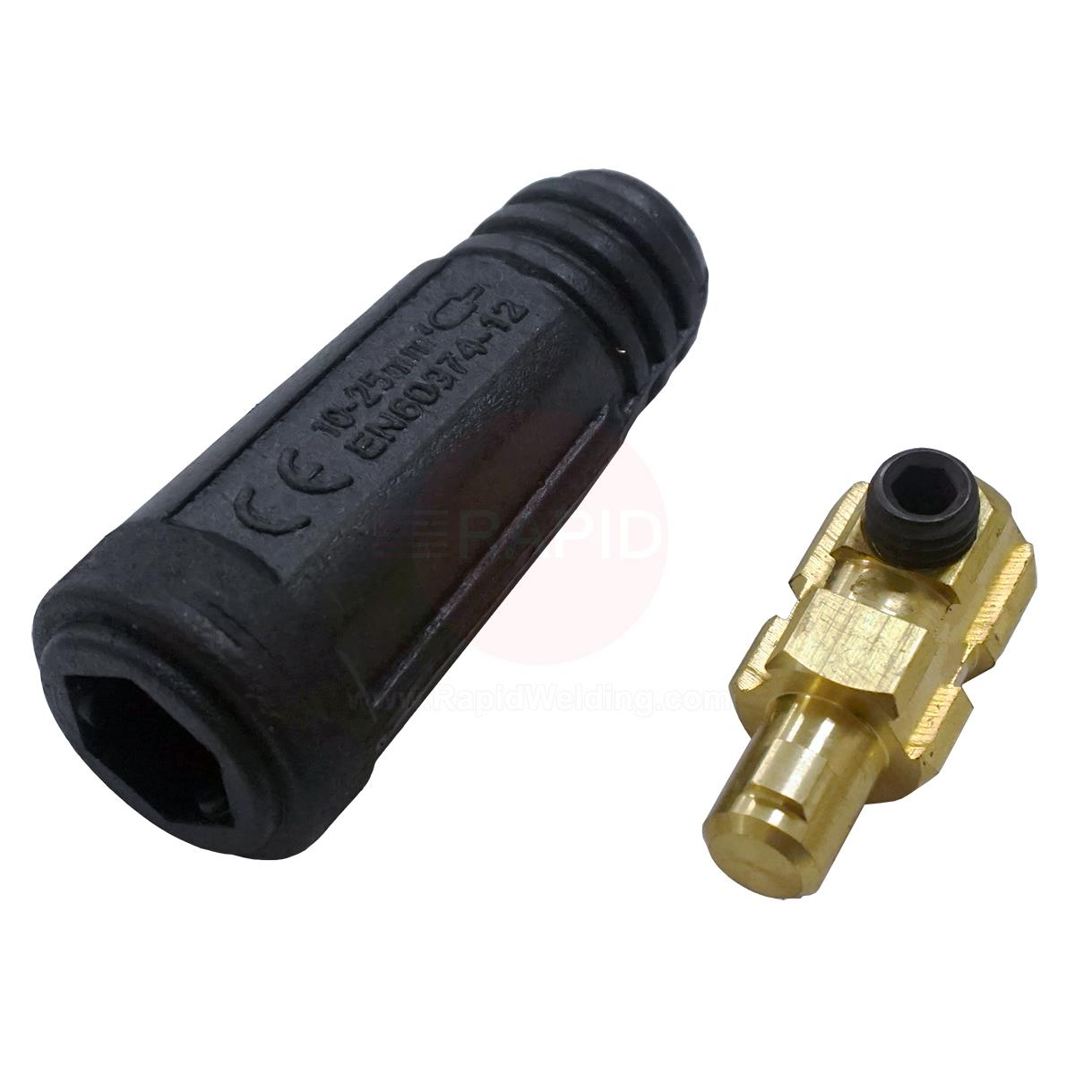 BO3CP25  Dinse Type Cable  Plug For 16 To 25 mm Sq Welding Cable