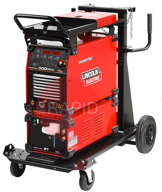 K12060-1WP  Lincoln Invertec 300TPX DC TIG Welder Ready to Weld Water-Cooled Package - 400v, 3ph