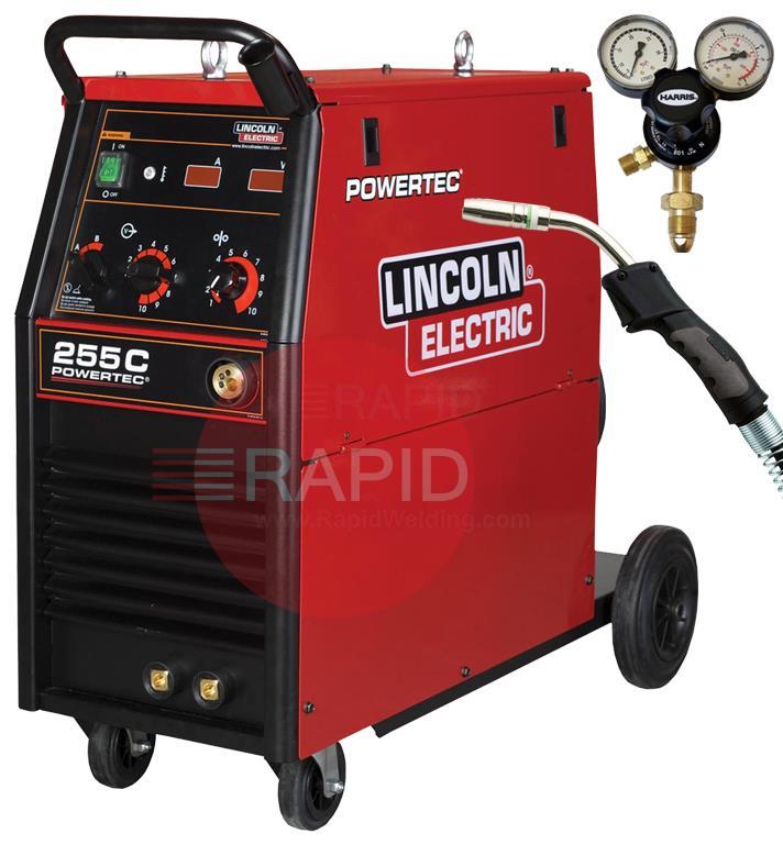 Buy Lincoln Powertec 255C MIG Welder Ready To Weld Package 400v, 3ph