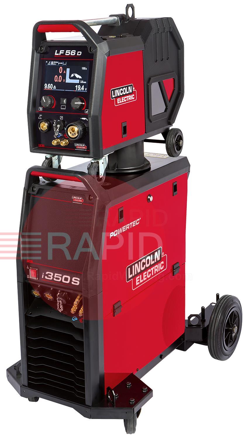 K14183-5X-1XP  Lincoln Powertec i350S MIG Welder Ready to Weld Packages - 400v, 3ph