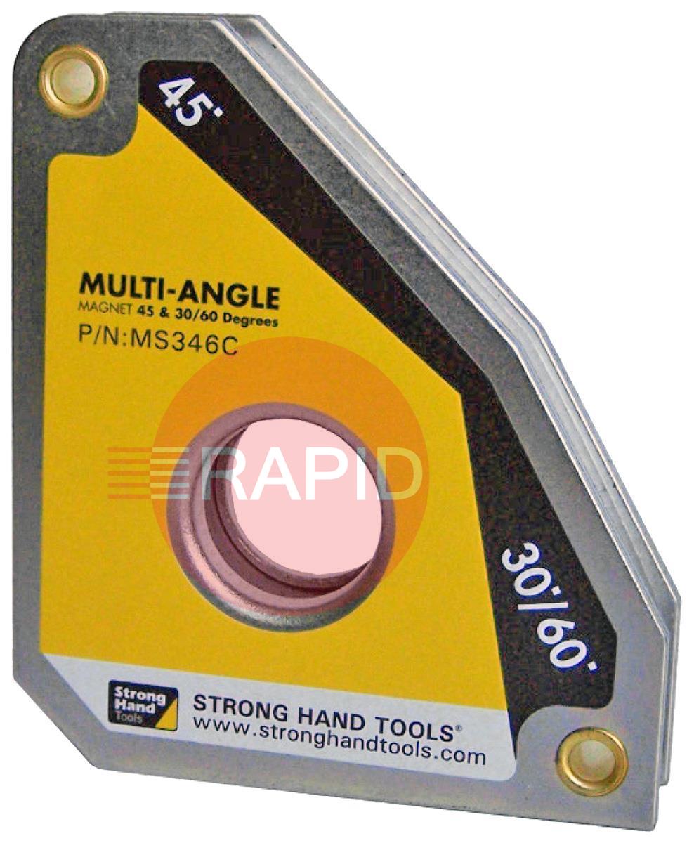 MS346C  30°/60°, 45°, 90° Multi Angle Magnet Square, 40Kg Force