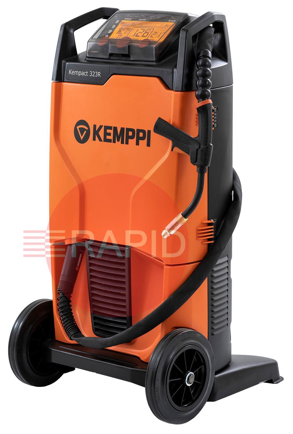 P2230GXE  Kemppi Kempact RA 323R, 320A 3 Phase 400v Mig Welder, with Flexlite GXe 305G 5.0m Torch