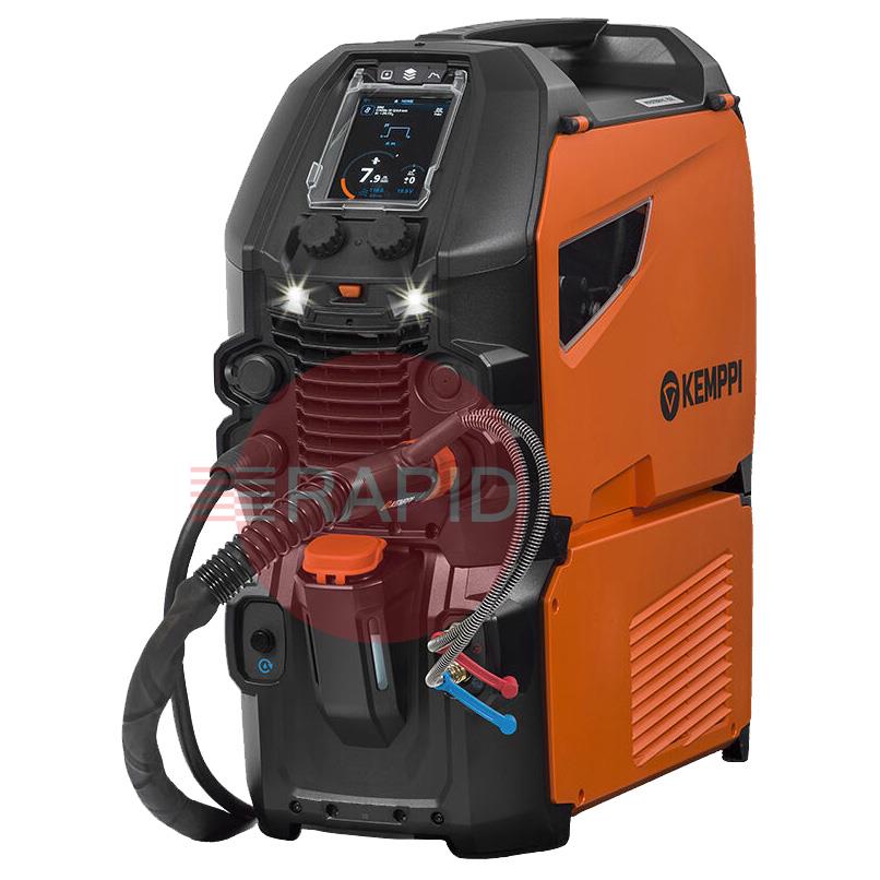 P510CGXE3  Kemppi Master M 358G MIG Welder Water Cooled Package, with GXe 305W 5.0m Torch - 400v, 3ph
