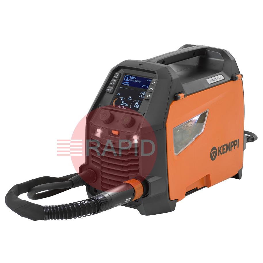 P517GX3  Kemppi Master M 323 MIG Welder Air Cooled Package, with GX 303G HD 3.5m Torch - 400v, 3ph