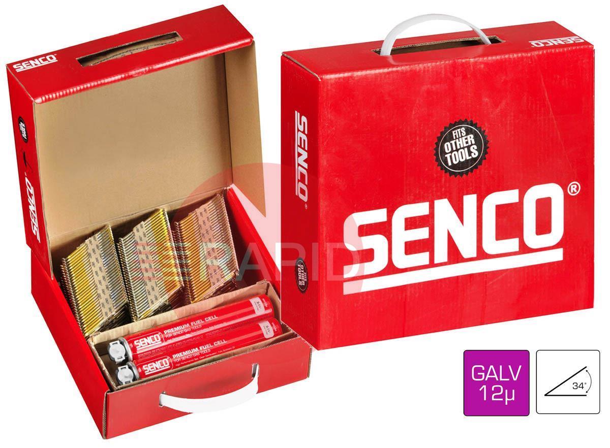 PGE51AXBKR-FCB  SENCO Gas & Nail Pack