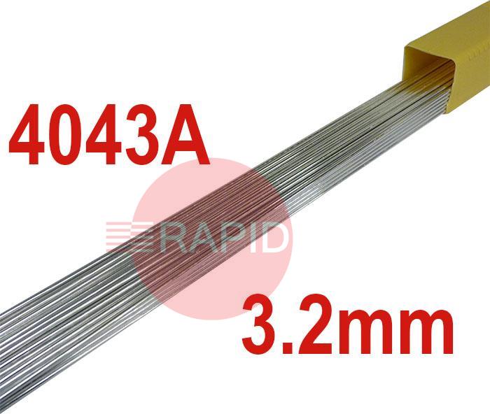 RO153201  SIF SIFALUMIN No15 3.2mm Diameter 1Kg Pkt, EN ISO 18273 S Al 4043A (AlSi5), BS: 2901 4043A, (NG21)