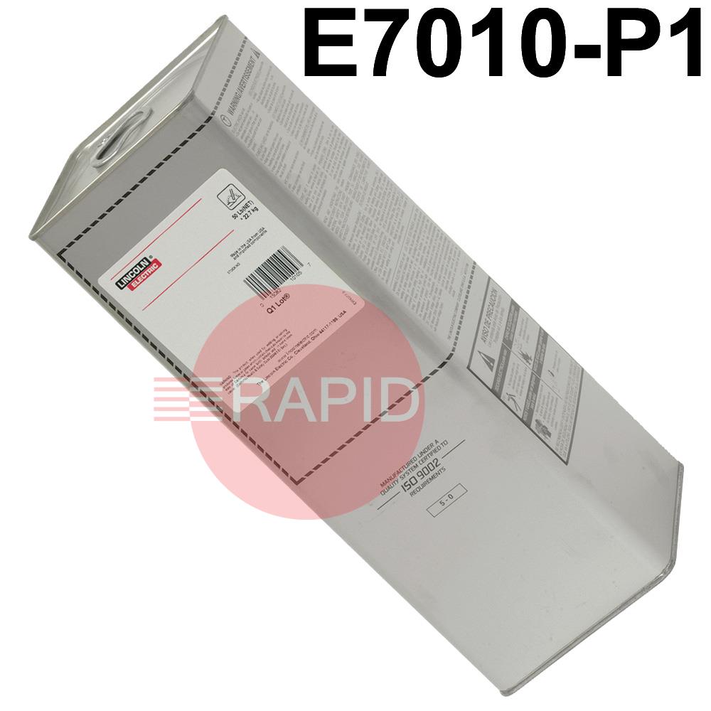 SHIELDARC-HYP  Lincoln Shield Arc HYP+ Cellulosic Electrodes, 22.7Kg Easy Open Can, E7010-P1