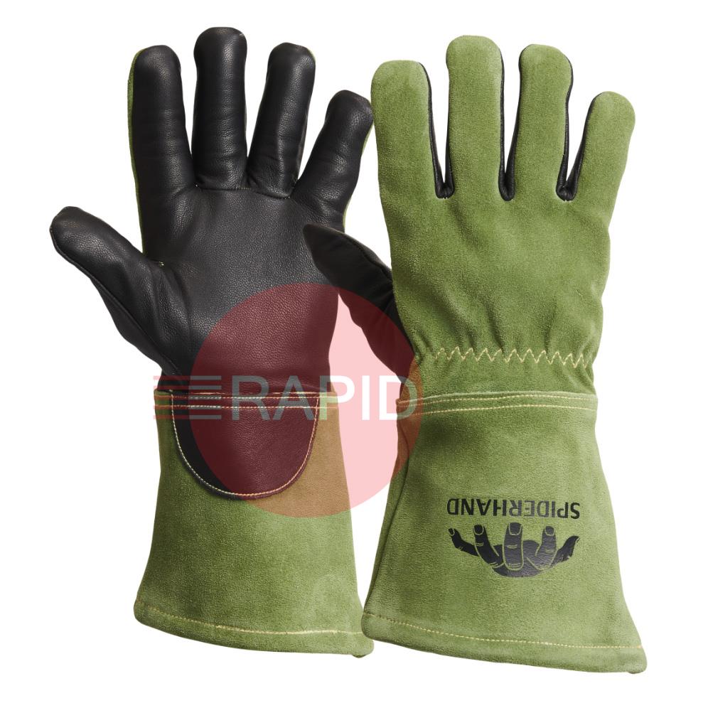 SPM020  Spiderhand Mig Supreme Goat Palm Cow Back Mig Welding Gloves