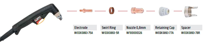 Lincoln LC 30 Plasma Torch Breakdown