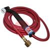 CK-CK1712RSFFX  CK17 Flex Head Gas Cooled TIG Torch With 1pc 3.8m Superflex Cable, G3/8 Machine Connection, 150 Amp @ 100% Duty Cycle