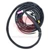W000278915  Lincoln WTT2 26 EB Air-Cooled TIG Torch with 5 Pin Plug, 8m