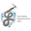 W000382788  Lincoln WTT2 18 EB Flex Head Water-Cooled TIG Torch with 5 Pin Plug, 4m