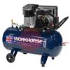 WR3HP-100P-1  Workhorse Belt Driven Portable Air Compressor - 230V, 3HP, 100LT, 13 CFM