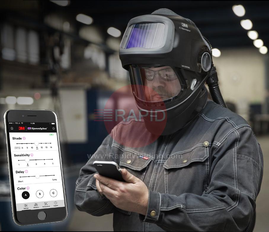 3M-617820  3M Speedglas G5-01 Welding Helmet with Adflo PAPR System & G5-01TW Tack Welding Mode Filter